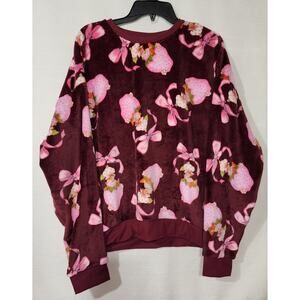 Strawberry shortcake fleece sweatshirt women's size Large